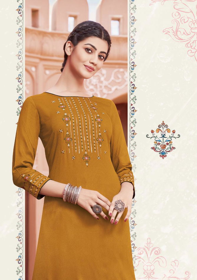 Ladies Flavour Saanvi 4 Exclusive Designer Kurti With Bottom Collection